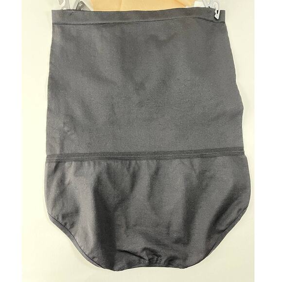 Nicole Miller Hi Waist Control Briefs Seamless Stretch Black Beige XL NEW 2 pack - Picture 3 of 6